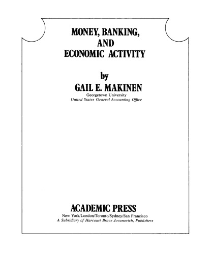Money, Banking, and Economic Activity