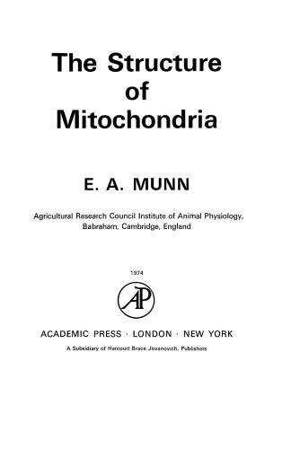The Structure of Mitochondria