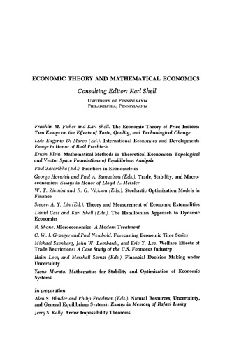 Mathematics for Stability and Optimization of Economic Systems