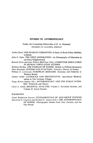 Regional Analysis. Economic Systems