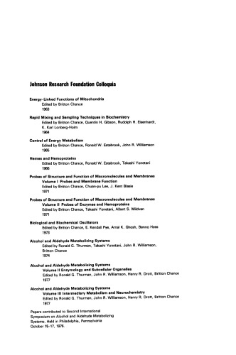 Alcohol and Aldehyde Metabolizing Systems. Enzymology and Subcellular Organelles