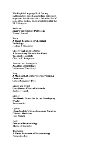 Introduction to Medical Laboratory Technology