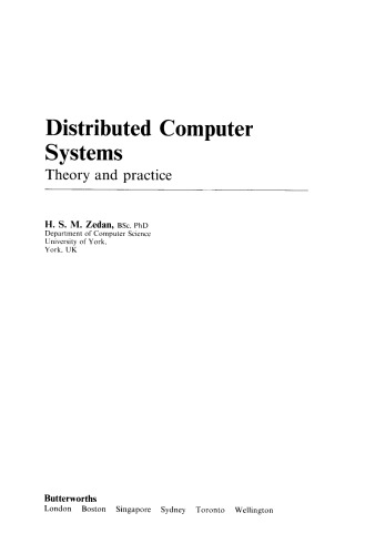 Distributed Computer Systems. Theory and Practice