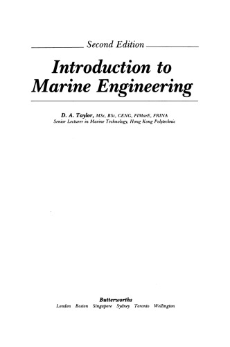Introduction to Marine Engineering