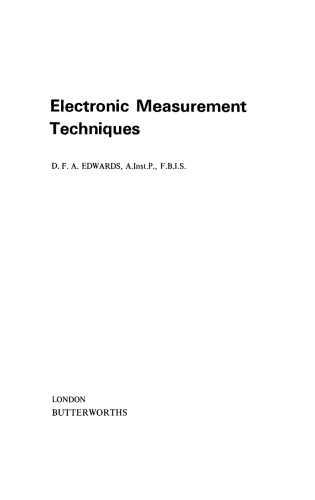 Electronic Measurement Techniques