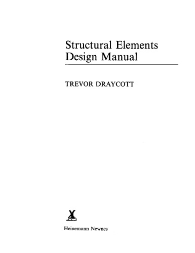 Structural Elements Design Manual