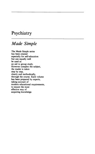 Psychiatry. Made Simple