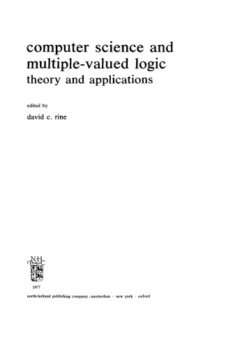 Computer Science and Multiple-Valued Logic. Theory and Applications