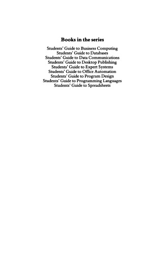 Students' Guide to Information Technology