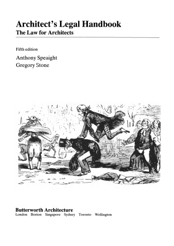 Architect's Legal Handbook. The Law for Architects