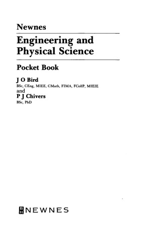 Newnes Engineering and Physical Science Pocket Book