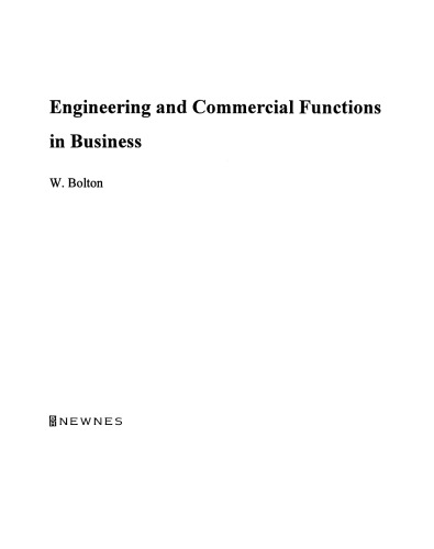 Engineering and Commercial Functions in Business