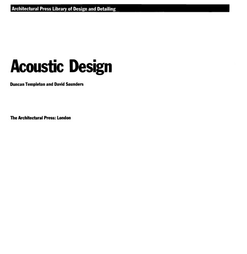 Acoustic Design