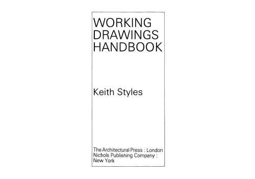 Working Drawings Handbook