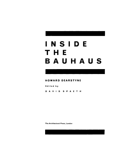 Inside the Bauhaus