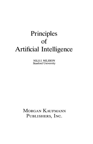 Principles of Artificial Intelligence