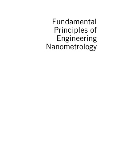 Fundamental Principles of Engineering Nanometrology