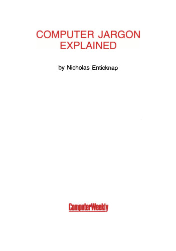 Computer Jargon Explained