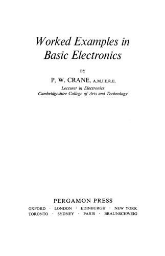 Worked Examples in Basic Electronics