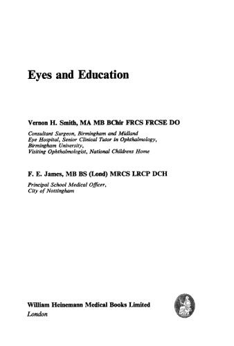 Eyes and Education