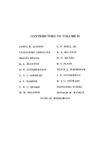 Mammalian Protein Metabolism. Volume II