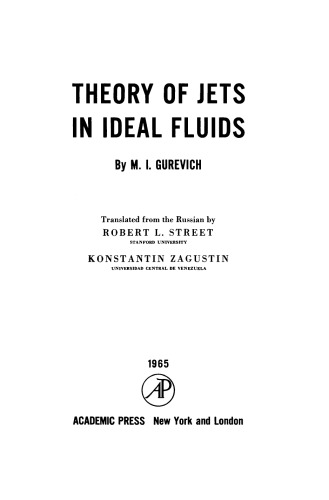 Theory of Jets in Ideal Fluids