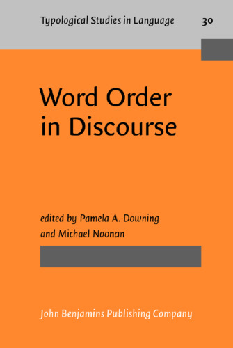 Word Order in Discourse