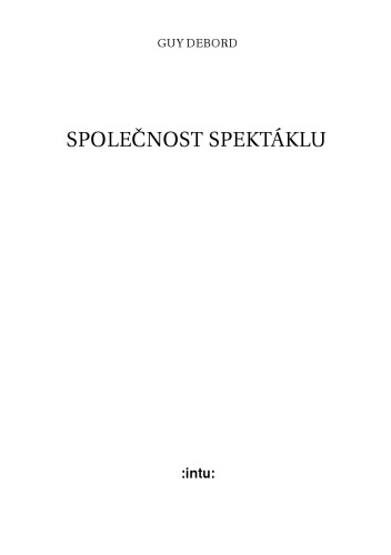 Společnost spektáklu