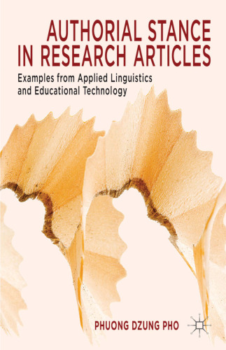 Authorial Stance in Research Articles: Examples from Applied Linguistics and Educational Technology