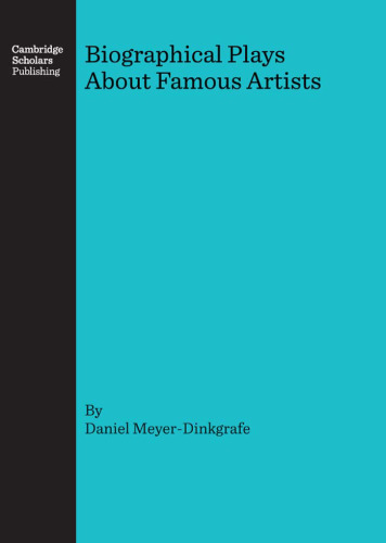 Biographical Plays About Famous Artists