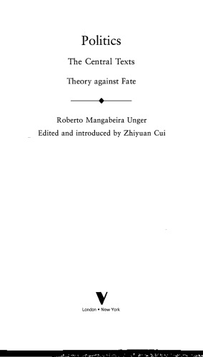 Politics: The Central Texts