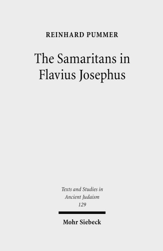 The Samaritans in Flavius Josephus