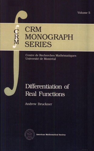 Differentiation of Real Functions