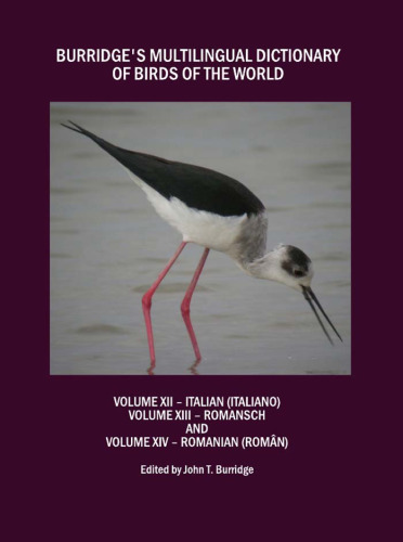 Burridges Multilingual Dictionary of Birds of the World: Volume XII Italian
