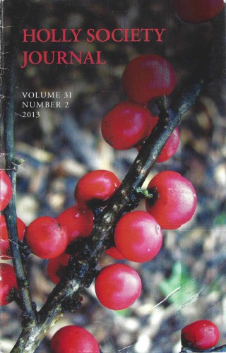Holly Society Journal