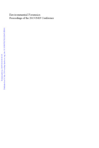 Environmental Forensics: Proceedings of the 2013 INEF Conference