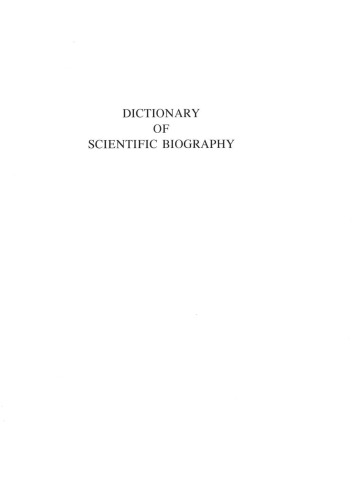 Dictionary of Scientific Biography Vol 18. Supplement 2. ALEKSANDR  NIKOLAEVICH  LEBEDEV - FRITZ  ZWICKY  ISBN 10: 0684191784 ISBN 13: 9780684191782