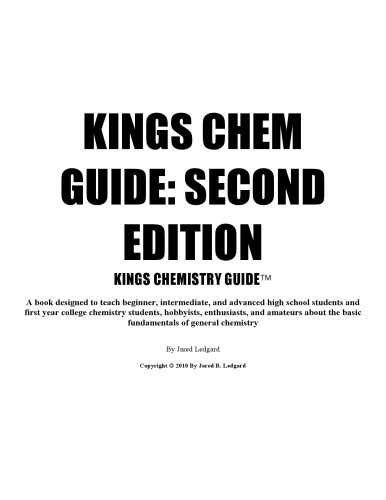 Kings Chem Guide Second Edition