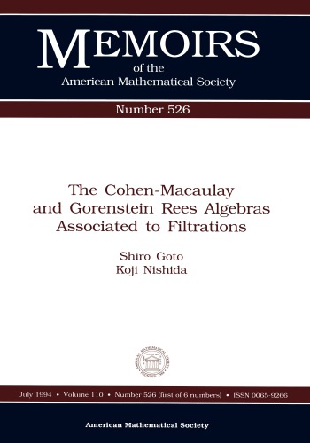 526  The Cohen-Macaulay and Gorenstein Rees Algebras Associated to Filtrations