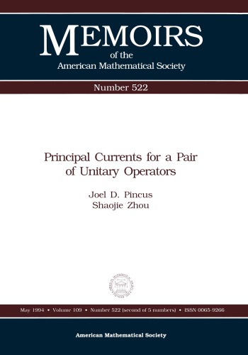 Principal Currents for a Pair of Unitary Operators