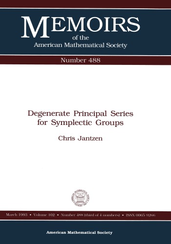 Degenerate Principal Series for Symplectic Groups