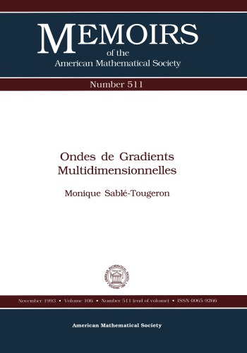 Ondes De Gradients Multidimensionnelles