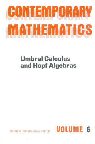 Umbral calculus and Hopf algebras