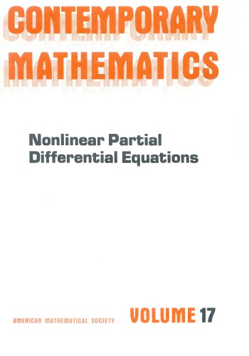 Nonlinear partial differential equations