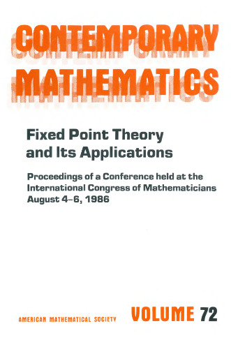 Fixed Point Theory and Its Applications