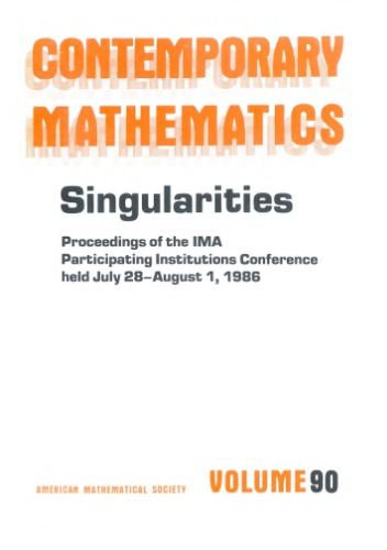 Singularities: Proceedings