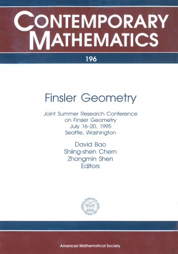 Finsler Geometry