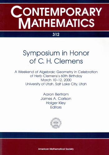 Symposium in Honor of C. H. Clemens