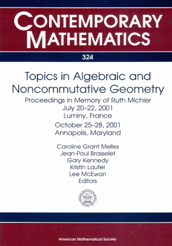 Topics in Algebraic and Noncommutative Geometry: Proceedings in Memory of Ruth Michler