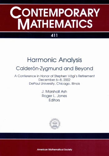 Harmonic Analysis: Calderon-Zygmund and Beyond